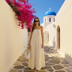 tube top dress flowy Tube Top Flowy Maxi Dress