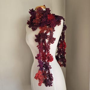 Flower scarf - Rose
