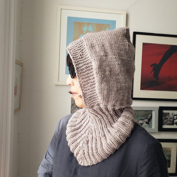 Hoody Merino Balaclava - Light Gray - Etsy