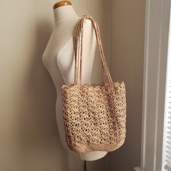 【 todayful 】Raffia Crochet Bag