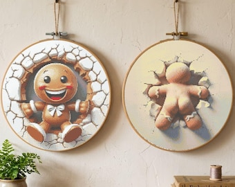 Schema per punto croce di un terrario a forma di lumaca, arte fantasy con funghi del bosco (download in PDF)