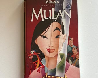 Vintage Disney Mulan Masterpiece Collection VHS | Original Clamshell Case | Disney Collectible
