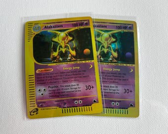 Alakazam 1st Edition Shadowless - Perfect Gift for Kids or Poke