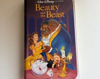 Beauty and the Beast Black Diamond VHS Walt Disney Classics Clamshell Movie