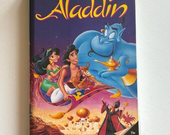 Disney Aladdin Black Diamond VHS | Vintage Disney Clamshell | Collectible VHS Tape