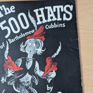Vintage Dr. Seuss 500 Hüte Bartholomäus Cubbins - vintage Kinderbuch