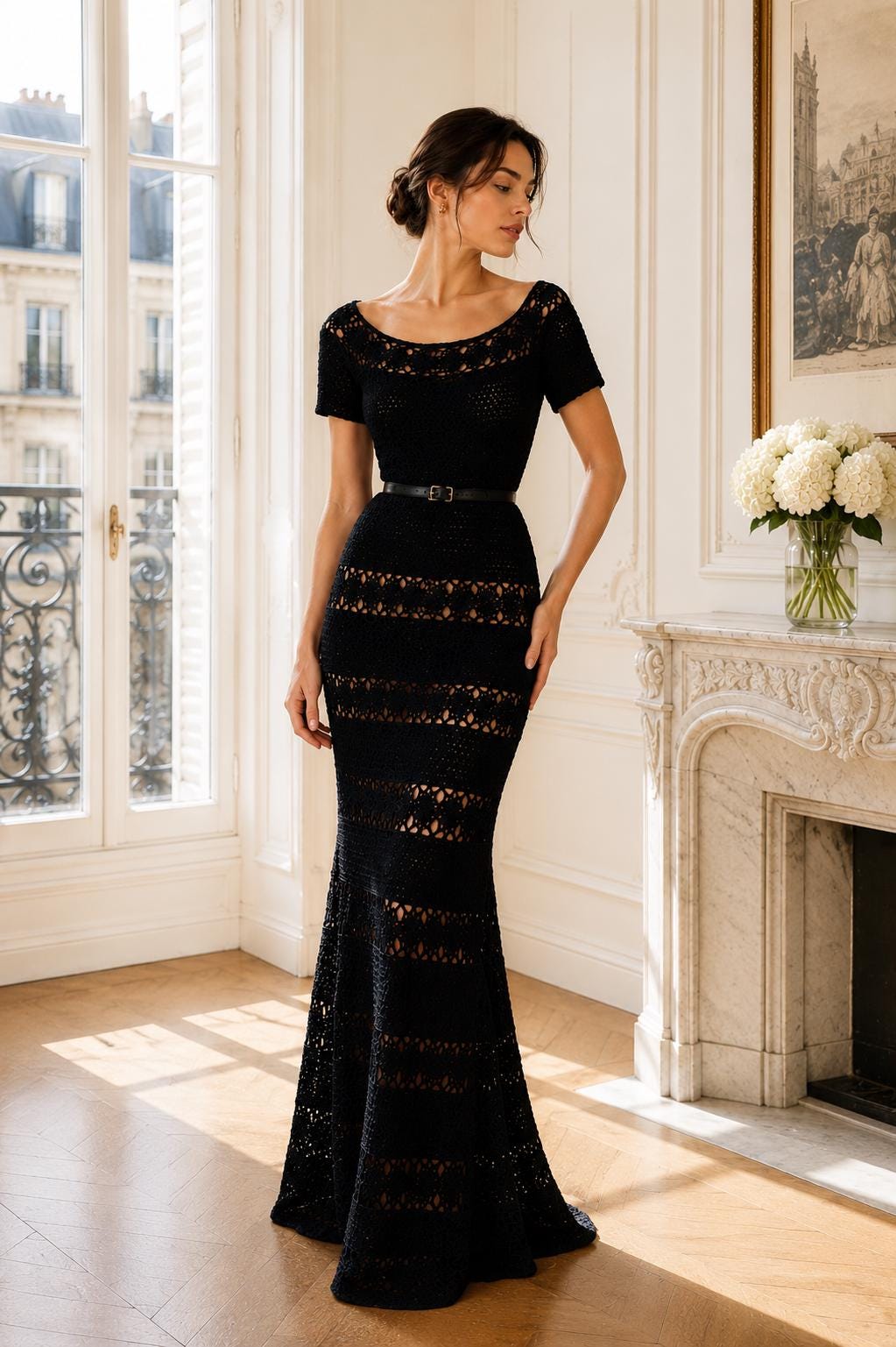casual guest wedding dress V-Neck Cap Sleeves A-Line – Loveiss File:Susan Watkins (1875-1913), Lady Size:M (Fits Size US 8-10/UK 12-14) Business