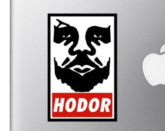 Hodor 3 Colors Obey Giant Face Macbook Apple Laptop iPad