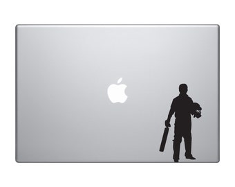 Batter Batsman Shot Score Wicket Cricket Player #1 Car Tablet Vinyl Decal