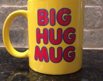 Big Hug Mug Ceramic Yellow Coffee Cup