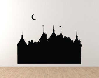 Moon Castle Wall Decal Home Decor