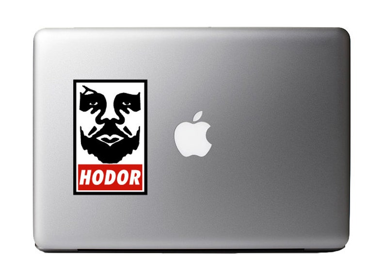 Hodor 3 Colors Obey Giant Face MacBook Apple Laptop iPad image 1