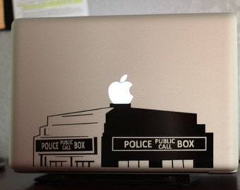 British Police Box 13" Macbook Apple Laptop Decal