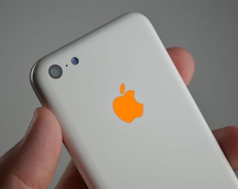 Orange Color Changer for Apple iPhone 5c 5s Logo Vinyl Sticker Decal