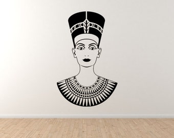 Egyptian Burial Masks #2- Nefertiti Tomb Mummy Decorative Art Wall Vinyl Decal Home Decor