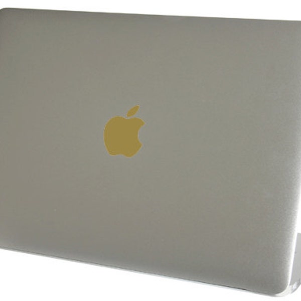 Gold Color Changer Macbook Air Logo Vinyl Sticker Decal Mac Apple Laptop iPad