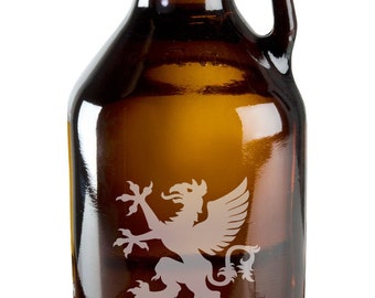 Medieval Cockatrice Monster 64oz Beer Wine Growler