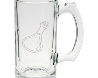 Magical Alchemy Potion 25oz Glass Beer Mug Stein