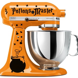 Potions Master Wizard Cauldron Decal Set Kitchenaid Stand Mixer Witches Wicca Mage Alchemy