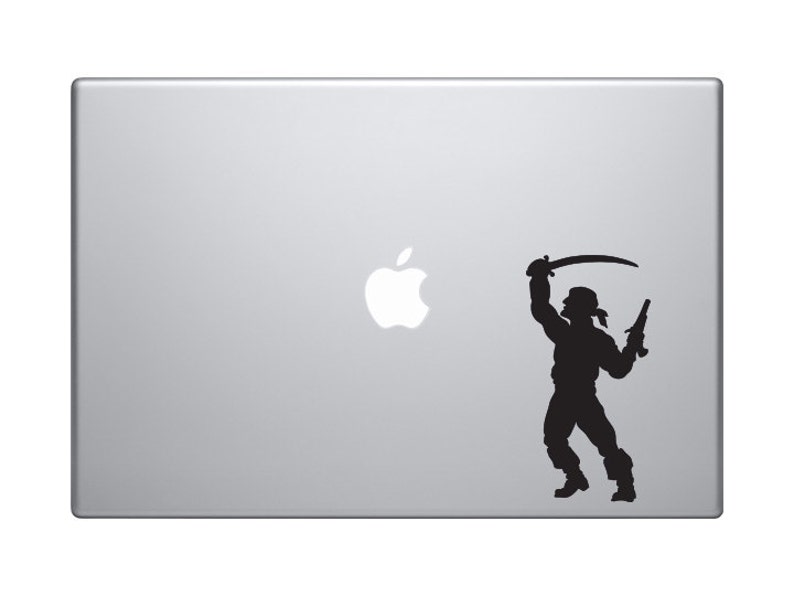 Pirate Sword Attack MacBook and Car Decal image 1