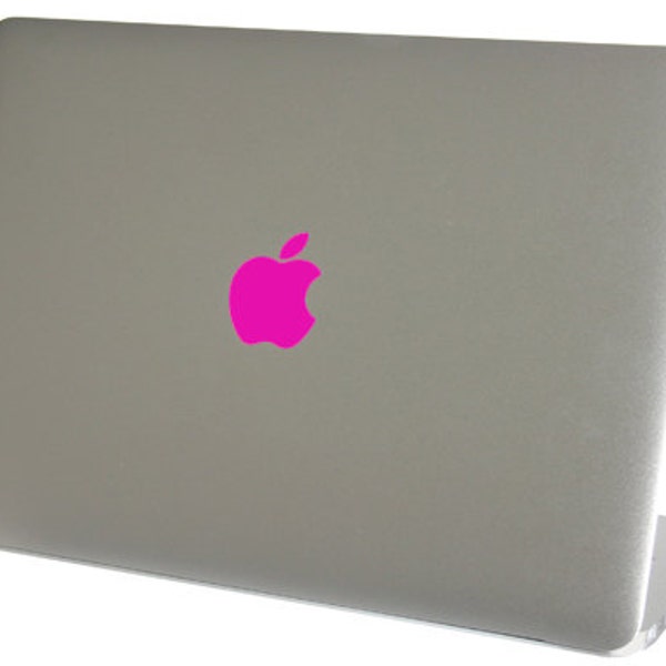 Magenta Color Changer Macbook Air Logo Vinyl Sticker Decal Mac Apple Laptop iPad