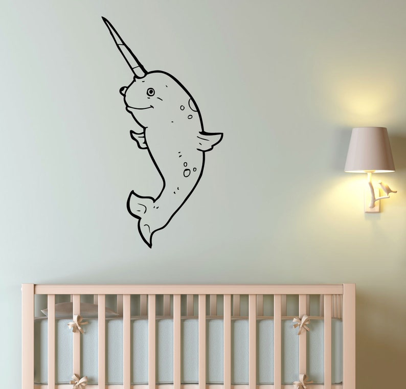 Narwhal Master of the Ocean Wall Vinyl Decal Home Decor Etsy