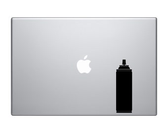Spraycan - Graffiti Artist Amateur Auto Body Garage Symbol - Macbook Vinyl Sticker Decal Mac Apple Laptop iPad