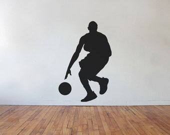 Basketball Player Jordan Crossover Hoops Vinyl Wall Decal