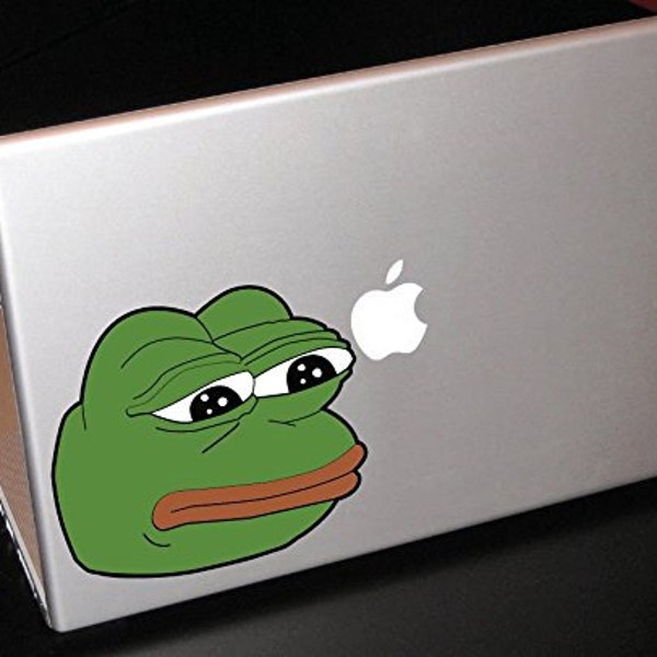 Sad Pepe Rare Pepes 4Chan Meme Vinyl Decal Sticker Skin for Apple MacBook Pro Air Laptop iPad