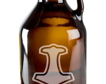 Norse Mythology: Thor's Nordic Hammer 64oz Beer Wine Growler