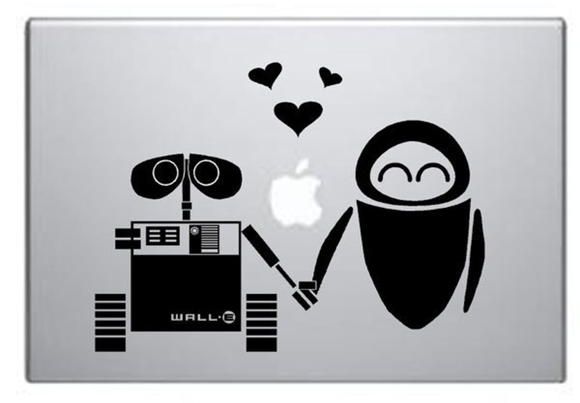 Walle Eve Love Holding Hands 15 Macbook Apple Laptop Etsy UK