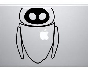 Eve from Wall E WallE Robot 13" Macbook Apple Laptop Decal Wall E