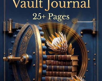 Das Wissens-Tresor-Journal | Druckbare Wissens-Tracker, Buchzusammenfassung & Reflexion PDF | Digitaler Download ZA