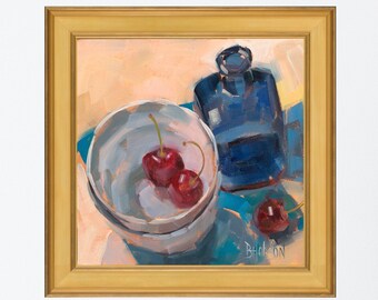 Oil Painting Art Print, Still Life Painting Print,  Wall Art Print, Oil Painting Still Life, Alla Prima Art, Joyful Painting