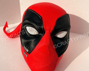 Deadpool Cosplay Helmet - Authentic Marvel Mask Replica Prop for X-Men Fans