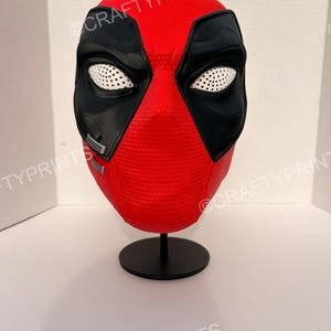 Deadpool Cosplay Helmet - Authentic Marvel Mask Replica Prop for X-Men Fans image 3