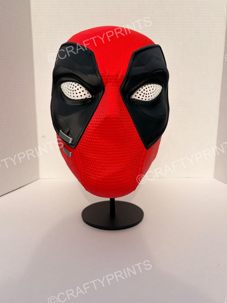 Deadpool Cosplay Helmet - Authentic Marvel Mask Replica Prop for X-Men Fans image 3