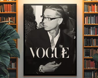 Aesthetic Vogue Central Cee Poster | Can't Rush Greatness Album Art | UK Rap Wall Decor | Bold Modern Music Aesthetic Print