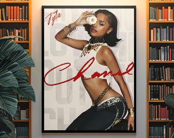 Tyla Wall Print | Grammy Winner Amapiano Pop Star Poster | Push 2 Start Aesthetic | A-Pop Era Decor | Johannesburg Queen Statement Piece