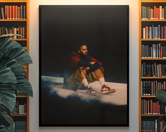 Timeless J.Cole Poster | 2014 Forest Hills Drive Album Art | Hip Hop Wall Decor | Bold Conscious Music Aesthetic Print | Room Art