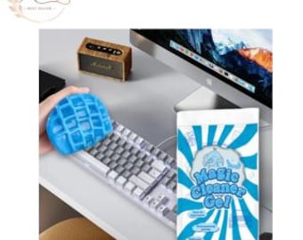 70g Car Cleaning Gel Slime, Magic Dust Remover for Car Air Vent, Keyboard Cleaner Mud, Auto Interior Cleaning Tool