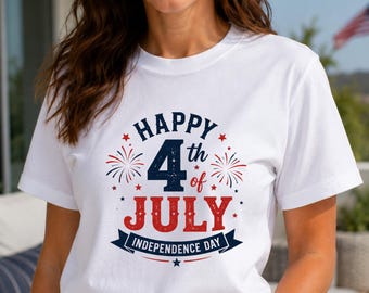 4th of July shirt patriotic fireworks tee American pride shirt USA flag shirt Independence Day t shirt men women family