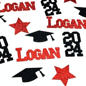 2025 Graduierung Konfetti / personalisierte Name Konfetti / College-Abschluss-Party-Dekor / Graduierung Name / Graduiertenkappe / Abschlusskappe / Grad-Party