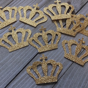 Royal prince/princess crown confetti/ royal baby shower/ royal birthday party/ 50 ct.