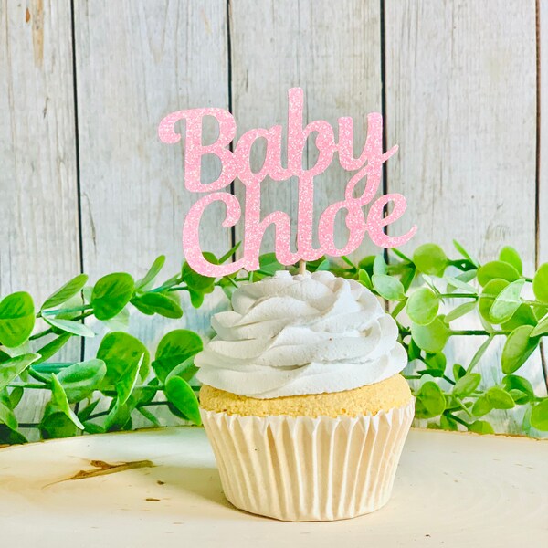 Baby Cupcake Toppers Etsy