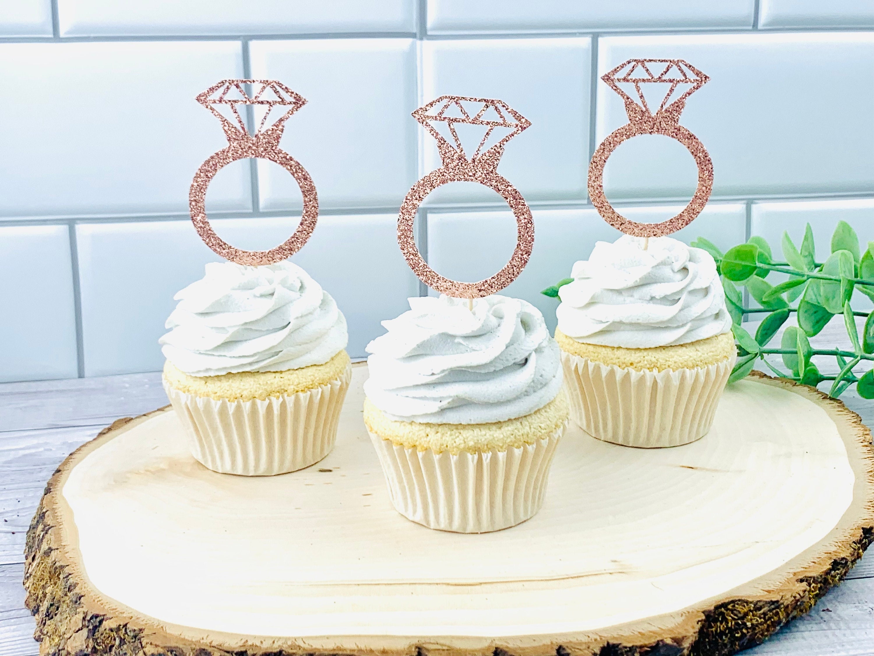Ring Cupcake Toppers/ Diamond Ring Toppers/ Bachelorette Party/ Wedding/ Bridal  Shower Party Decor/ Bride to Be/ Bridal Shower Decorations - Etsy, image size:3000x2250