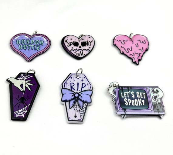 Girly Halloween Charm/ Cute Halloween Season Acrylic Charms