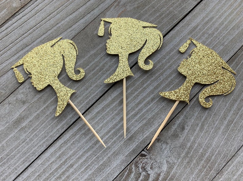 Download 2020 Graduation Silhouette Cupcake Toppers Graduation ...