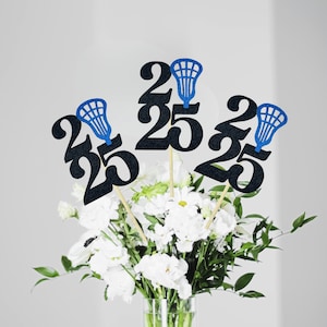 2026 Lacrosse Centerpieces/ Lacrosse Team Party Decorations/ College Graduation/ High School Lacrosse Team Celebration/ Class of 2026 Party image 7