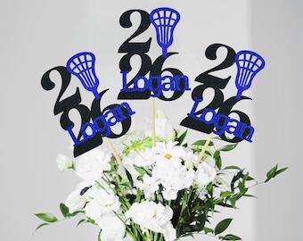 2026 Lacrosse Centerpieces/ Lacrosse Team Party Decorations/ College Graduation/ High School Lacrosse Team Celebration/ Class of 2026 Party